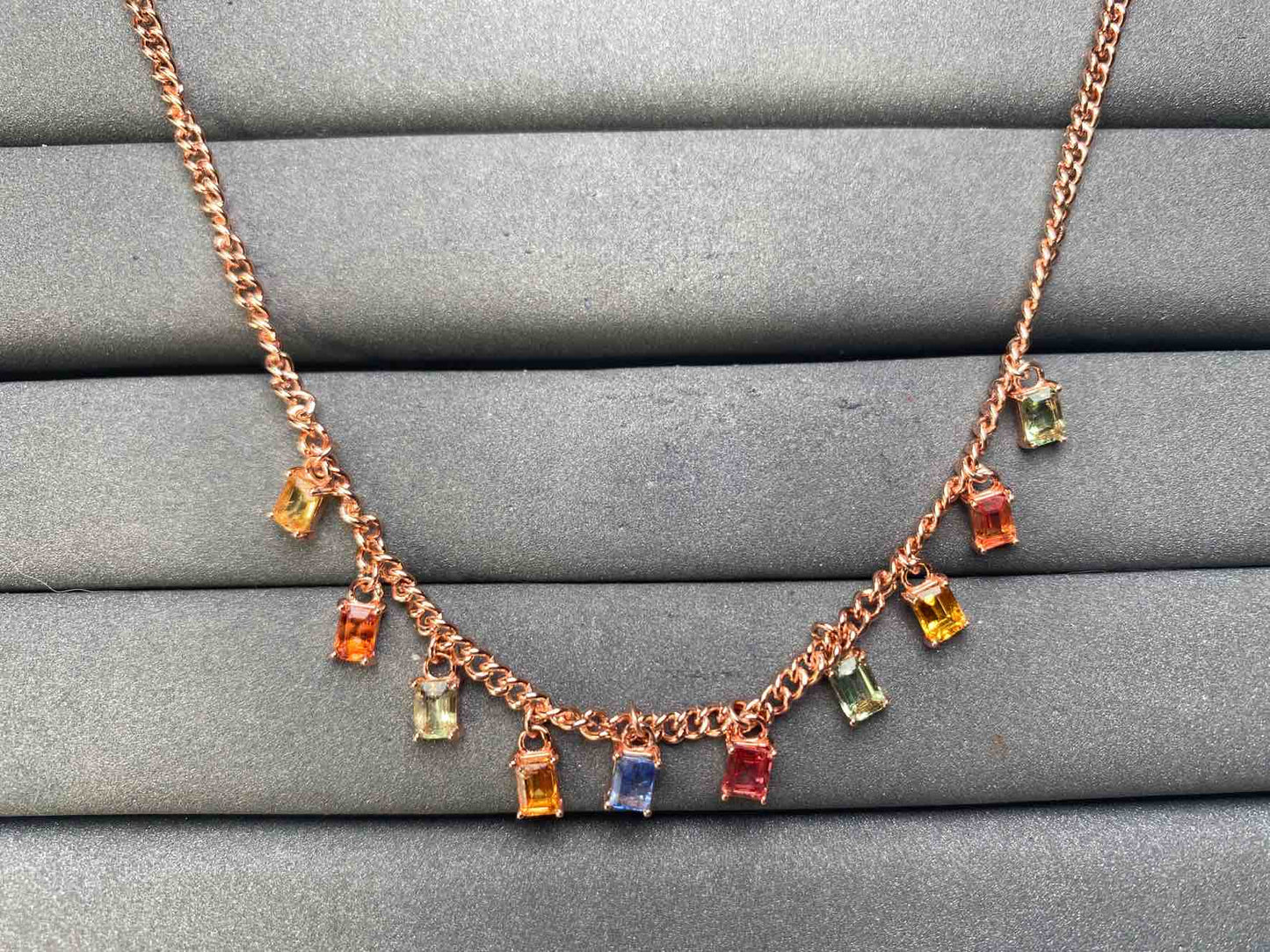 A10333 Yellow Sapphire Necklace