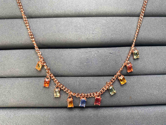 A10333 Yellow Sapphire Necklace