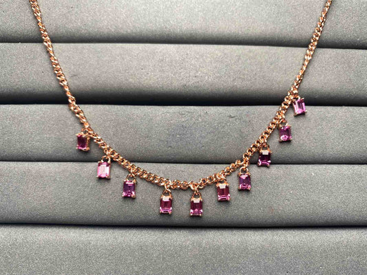 A10420 Garnet Necklace