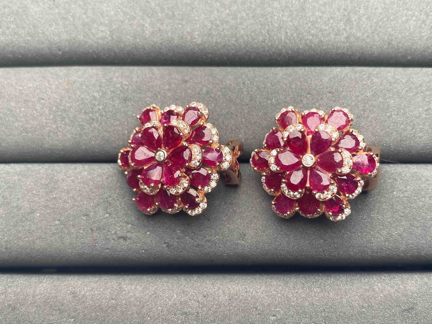 A10529 Ruby Earrings