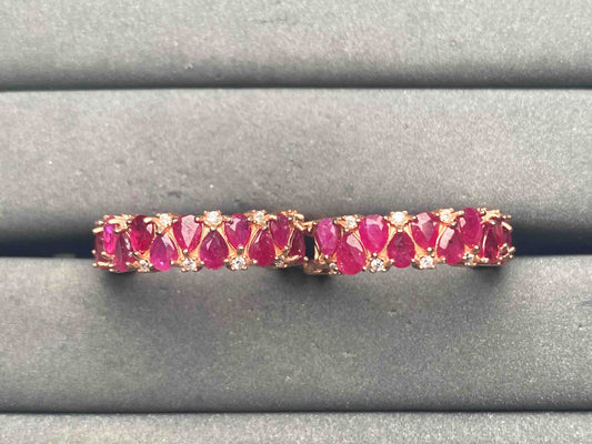 A10536 Ruby Earrings