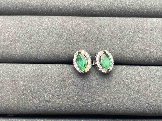 A10564 Emerald Earrings