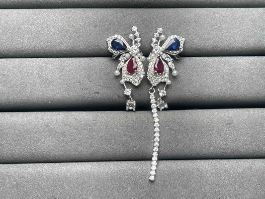 A10596 Ruby Earrings