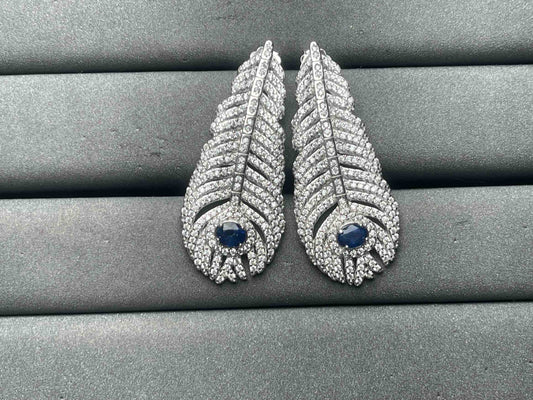 A10602 Sapphire Earrings