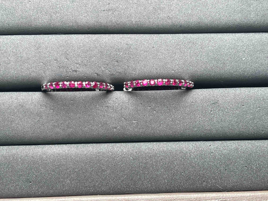 A10619 Ruby Earrings