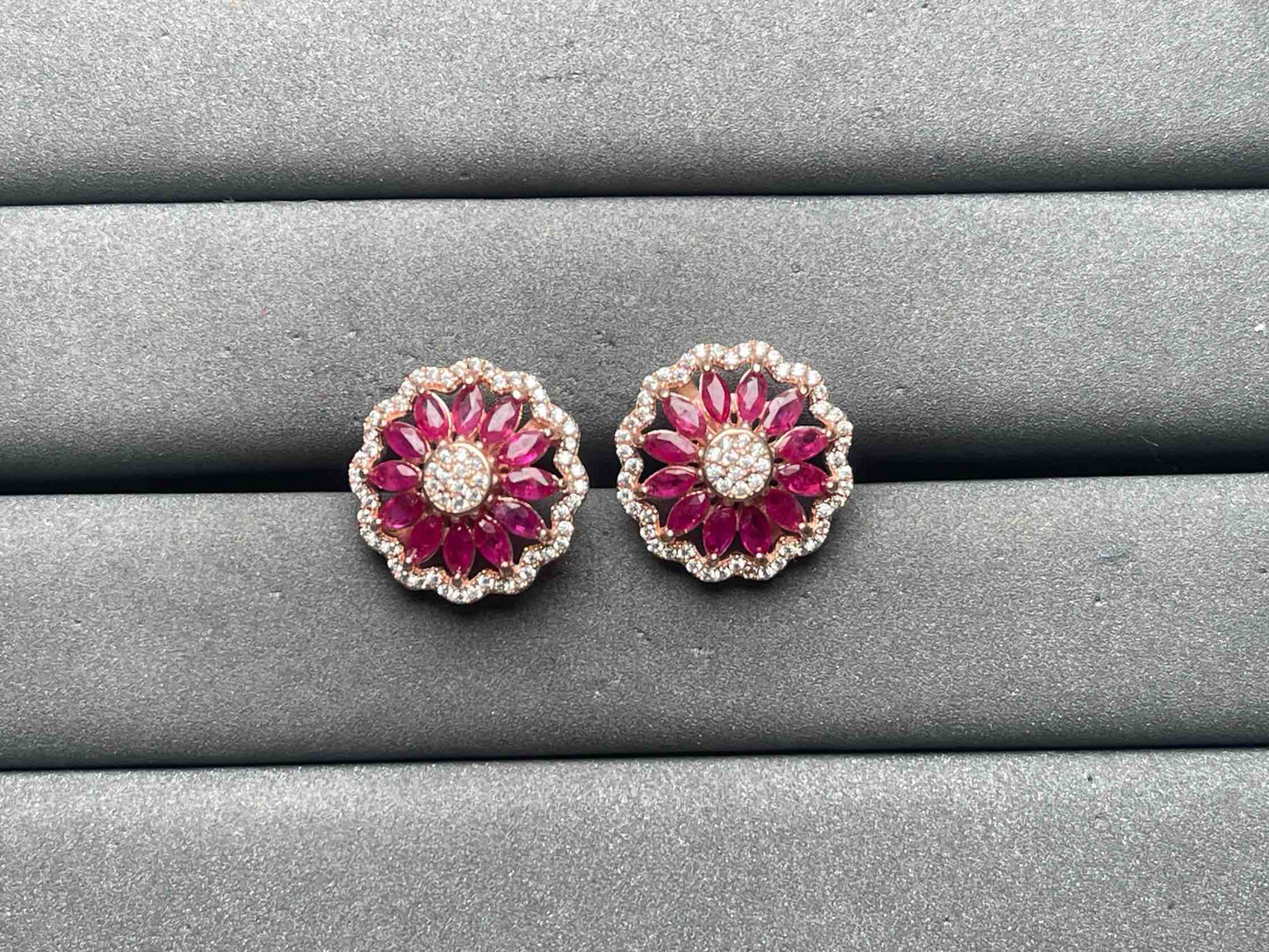 A10620 Ruby Earrings