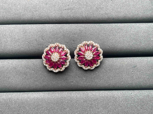 A10620 Ruby Earrings