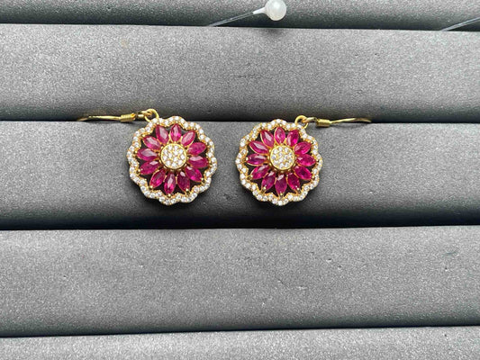 A10622 Ruby Earrings