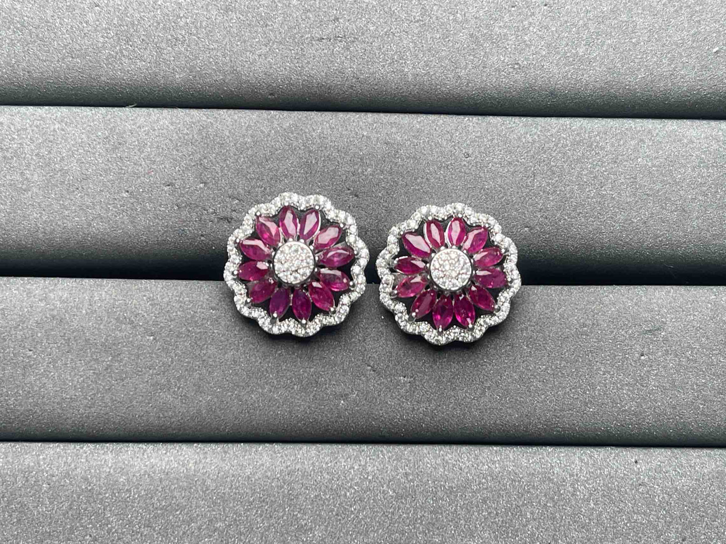 A10623 Ruby Earrings