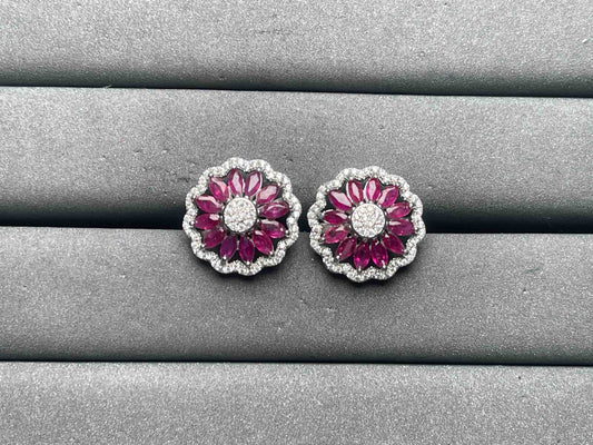 A10623 Ruby Earrings