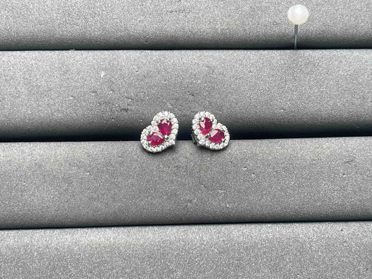 A10640 Ruby Earrings