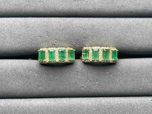 A10660 Emerald Earrings