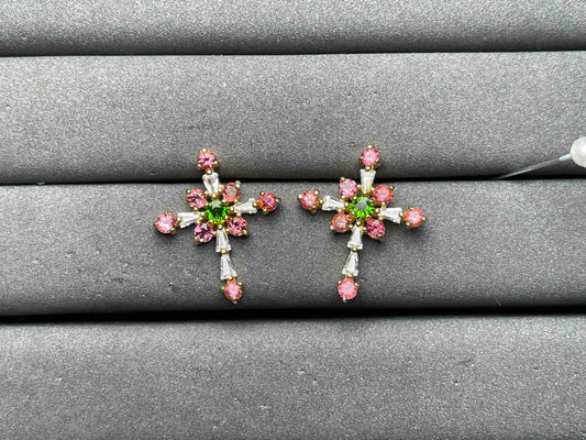 A10690 Diopside Earrings