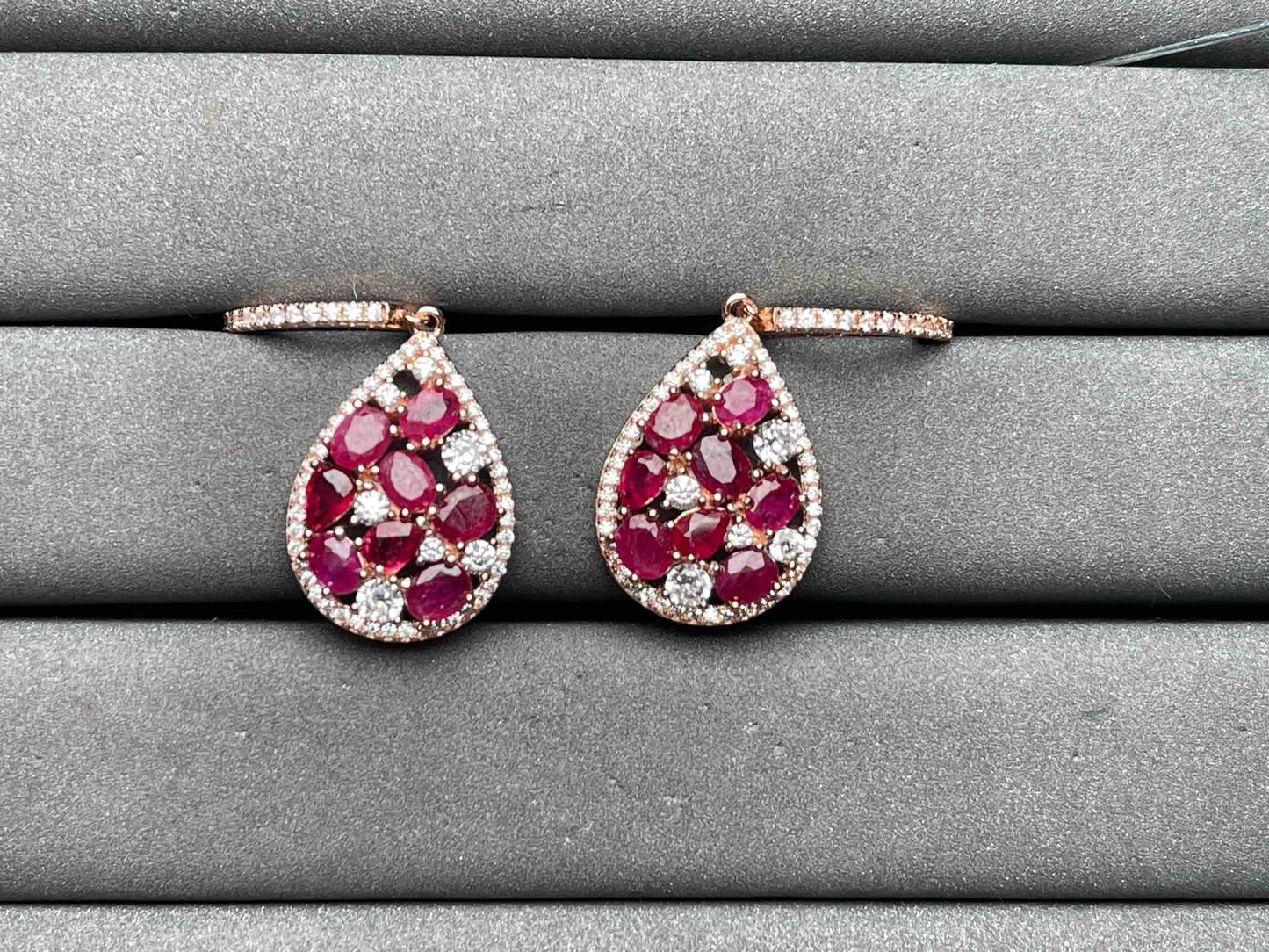 A10695 Ruby Earrings