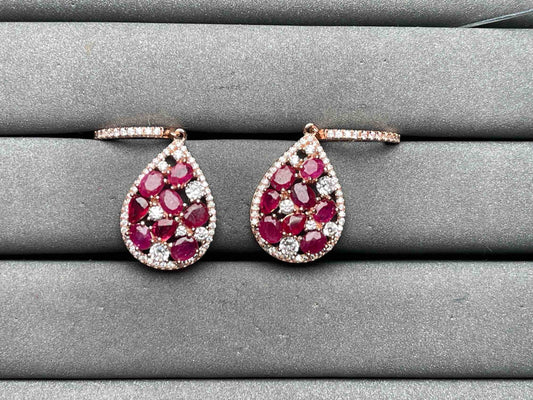 A10695 Ruby Earrings