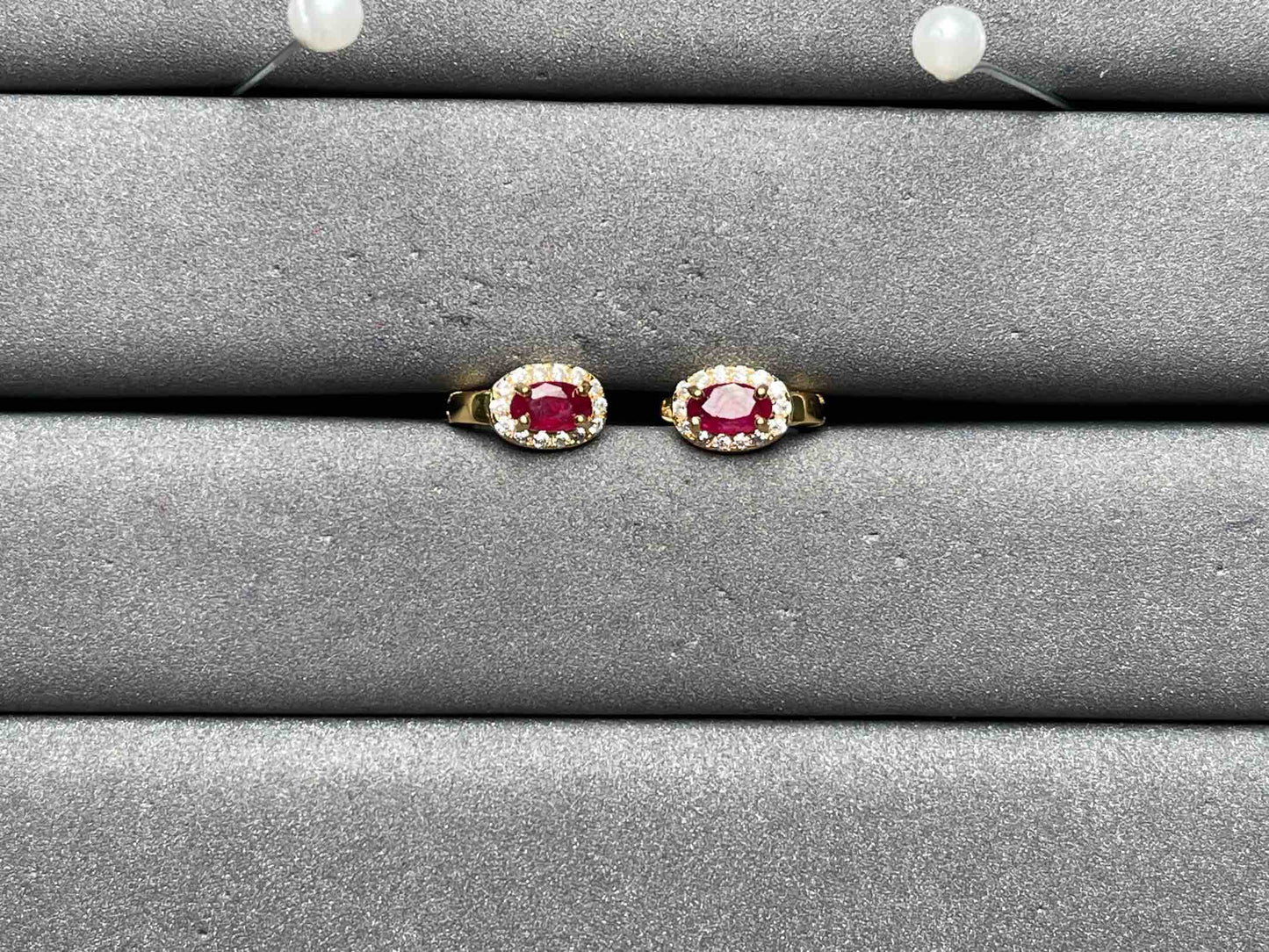 A10712 Ruby Earrings