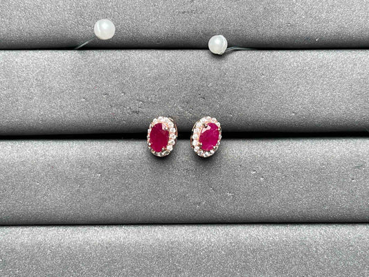 A10713 Ruby Earrings