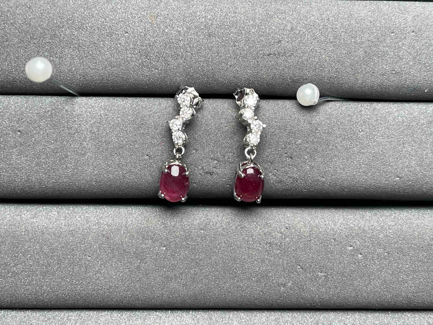 A10716 Ruby Earrings