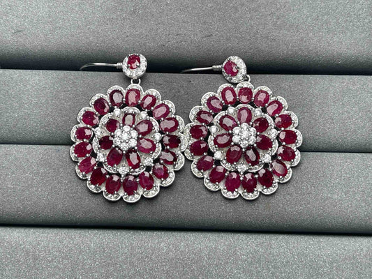 A10744 Ruby Earrings