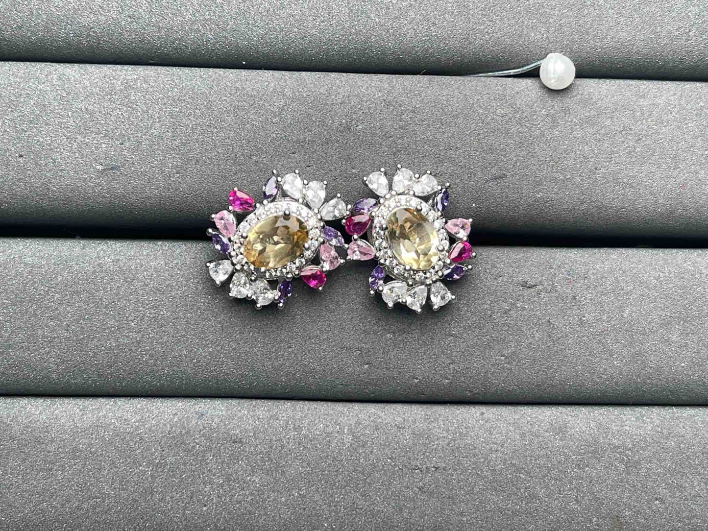 A10765 Citrine Earrings