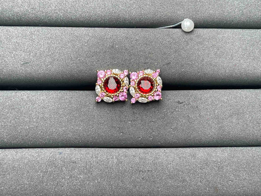 A10769 Garnet Earrings