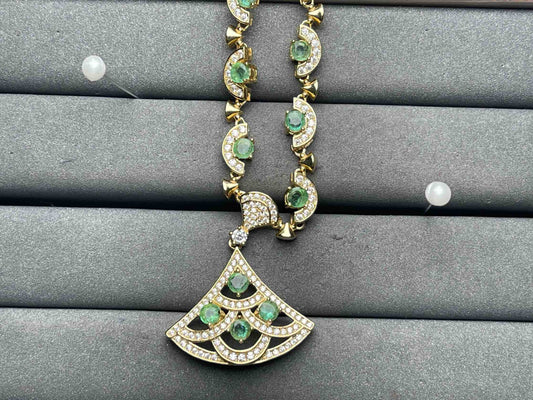 A10774 Emerald Necklace