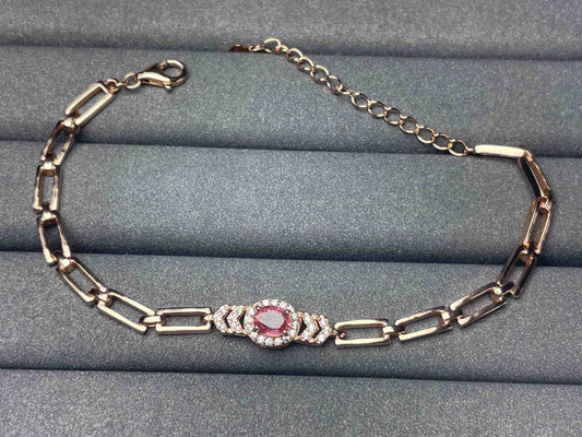 A1092 Pink Sapphire Bracelet