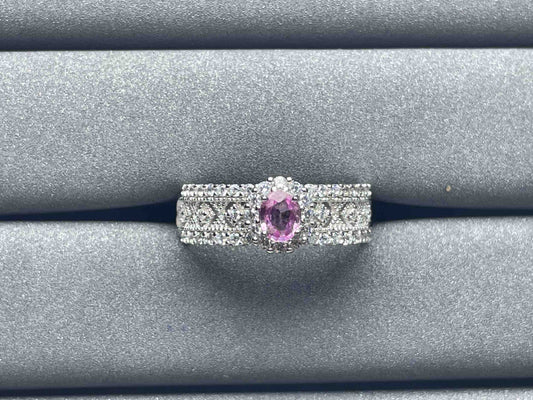 A1096 Pink Sapphire Ring