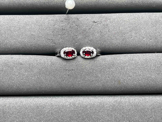 A10975 Ruby Earrings