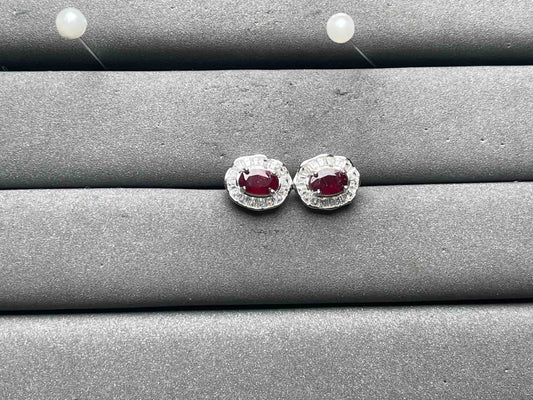 A10980 Ruby Earrings