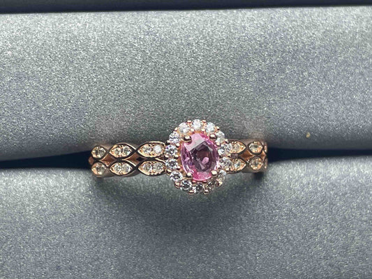 A1100 Pink Sapphire Ring