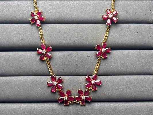 A11077 Ruby Necklace