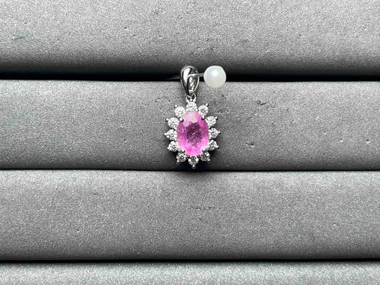 A11183 Pink Sapphire Pendant