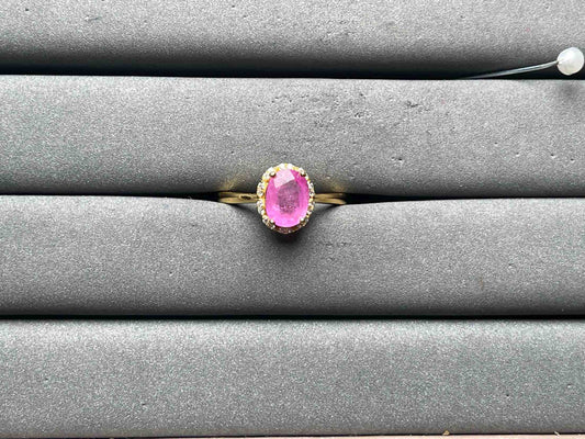 A11192 Pink Sapphire Ring