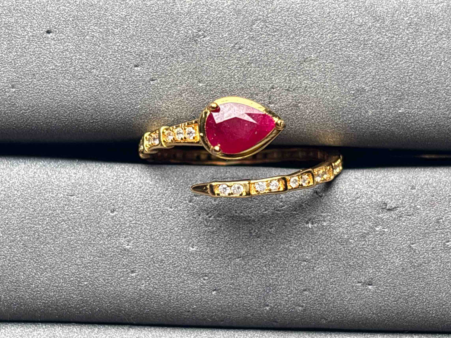 A11404 Ruby Earrings