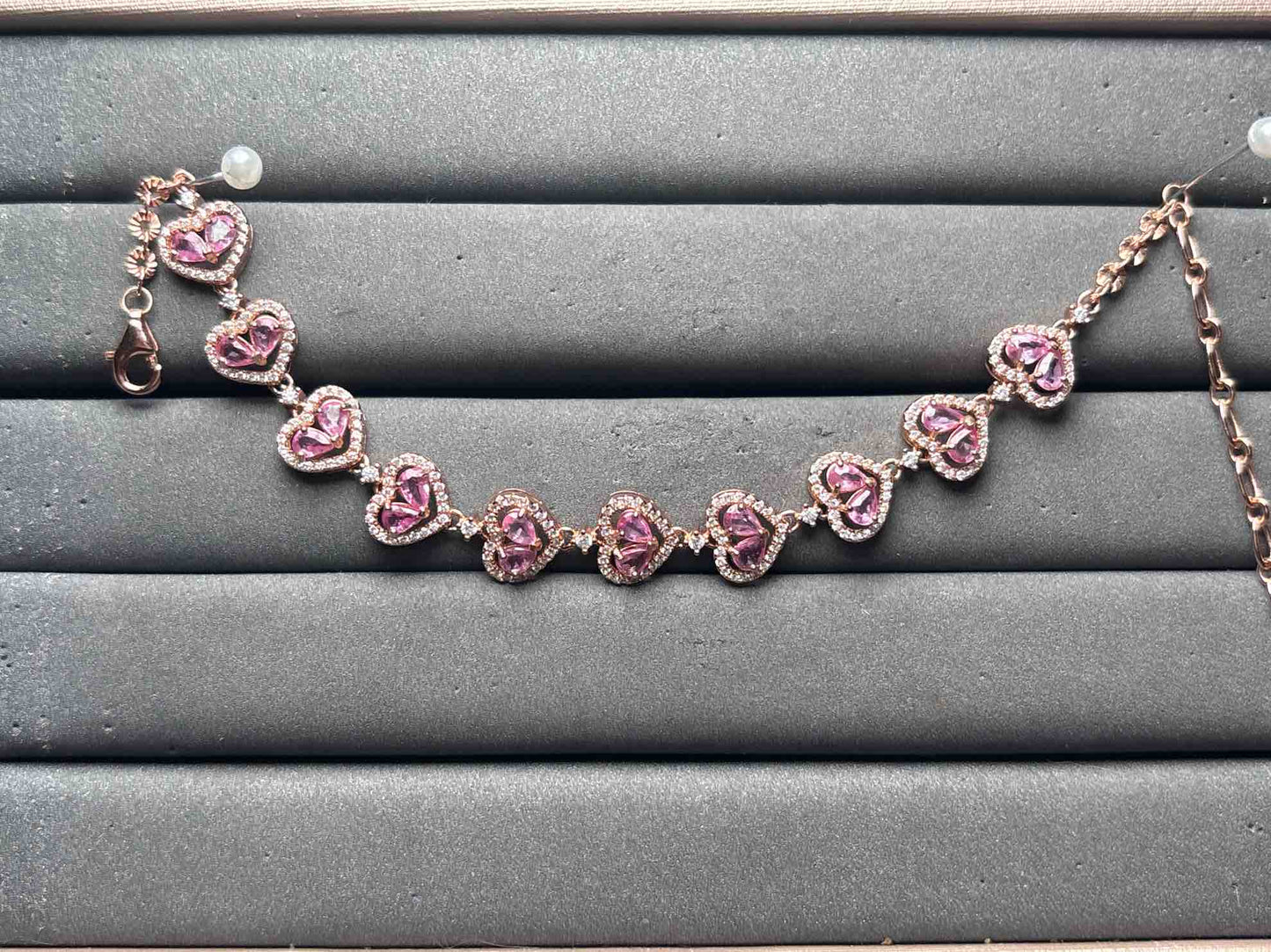 A11414 Garnet Bangle