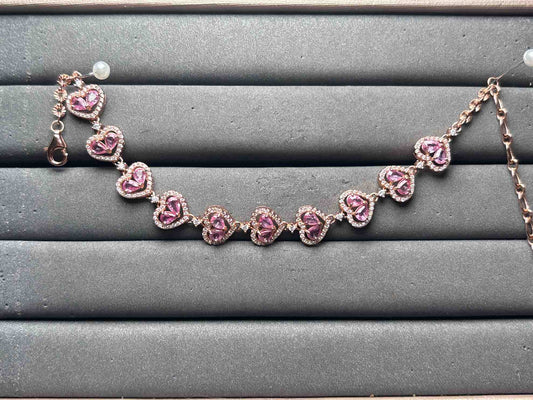 A11414 Garnet Bangle