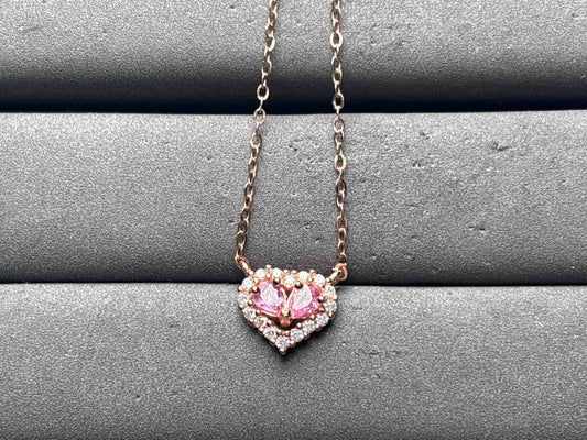 A11417 Pink Sapphire Earrings