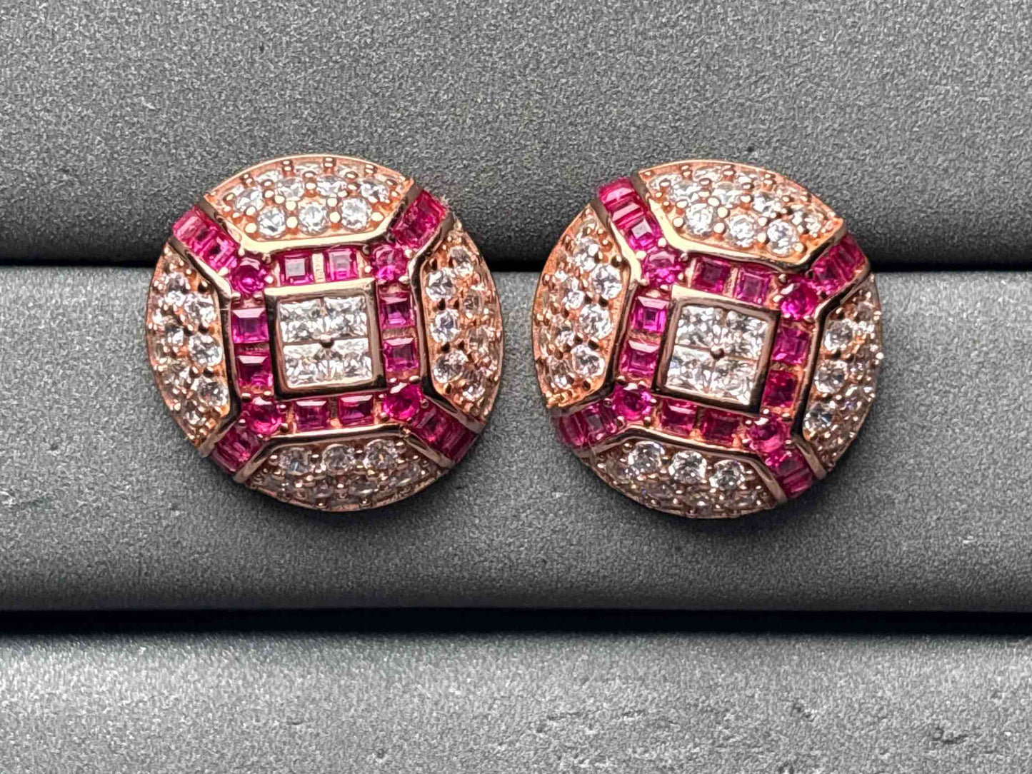A11506 Ruby Earrings