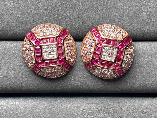A11506 Ruby Earrings