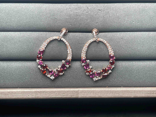 A11591 Garnet Earrings