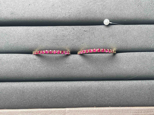 A11606 Ruby Earrings