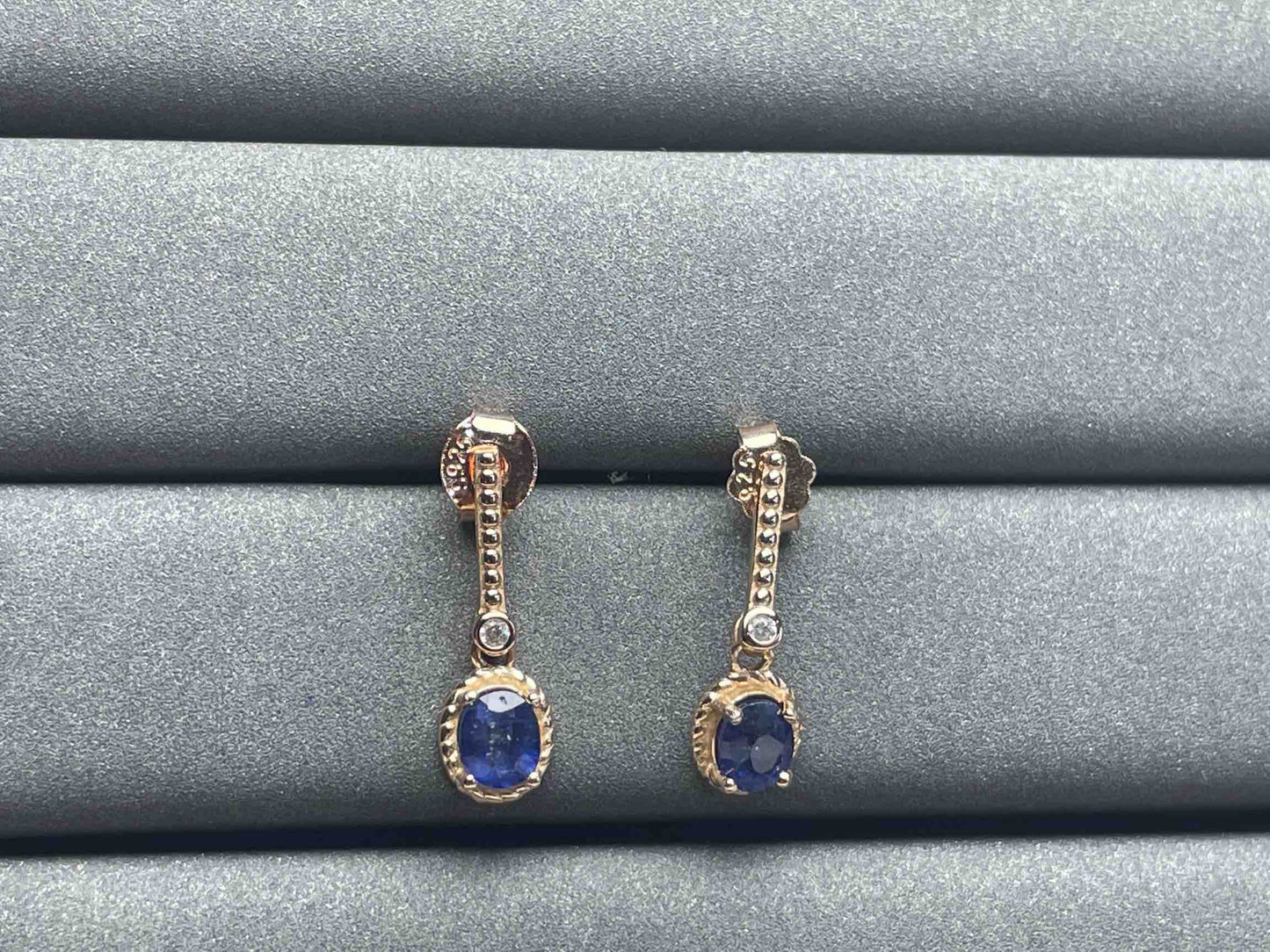 A1178 Blue Sapphire Earrings