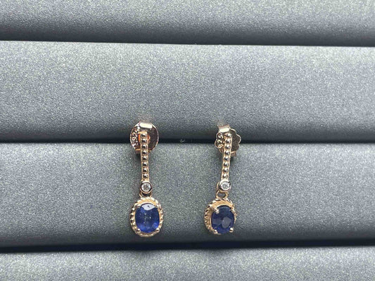 A1178 Blue Sapphire Earrings