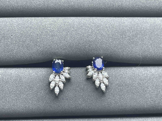 A1179 Blue Sapphire Earrings