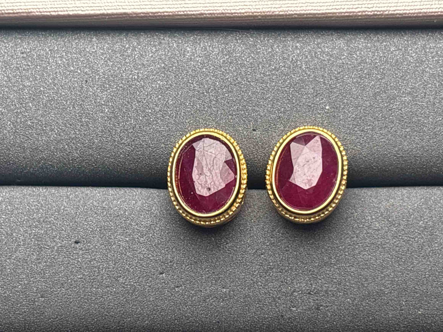 A11822 Ruby Earrings