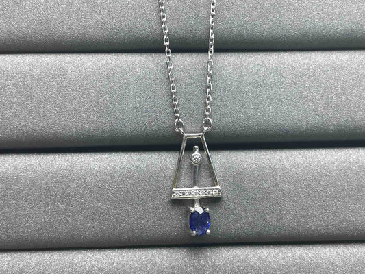 A1184 Blue Sapphire Necklace