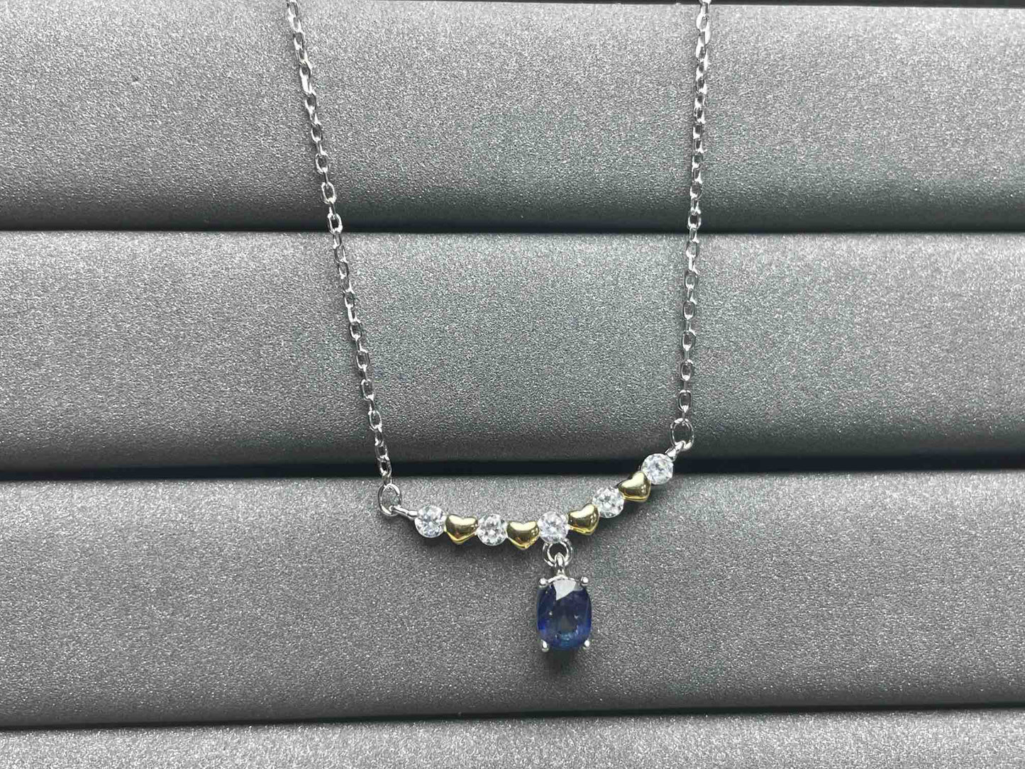 A1185 Blue Sapphire Necklace