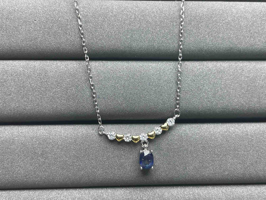 A1185 Blue Sapphire Necklace