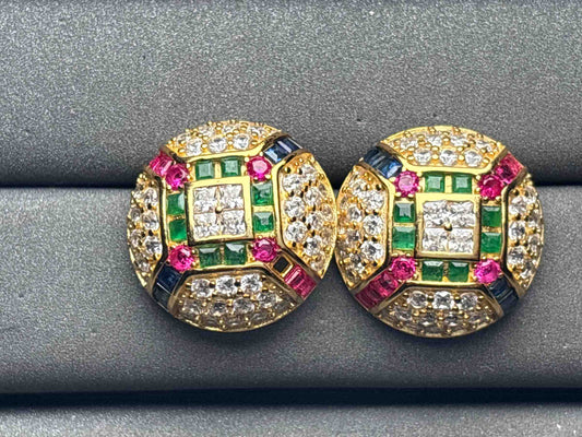 A11855 Sapphire Earrings